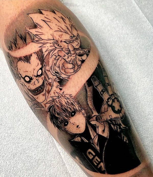 50 Unique Anime Tattoo Designs