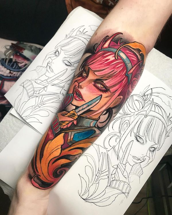50 Unique Anime Tattoo Designs