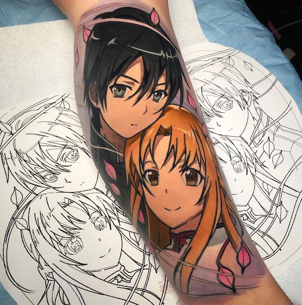 50 Unique Anime Tattoo Designs