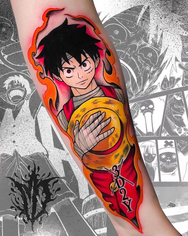 50 Unique Anime Tattoo Designs