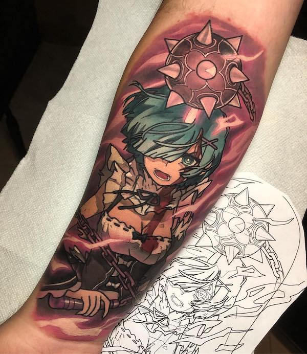 50 Unique Anime Tattoo Designs