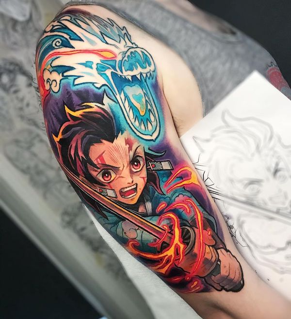 50 Unique Anime Tattoo Designs