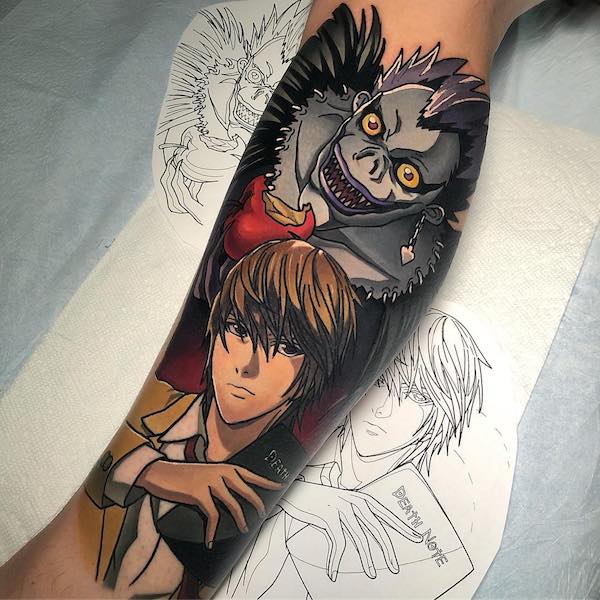 50 Unique Anime Tattoo Designs
