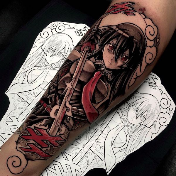 50 Unique Anime Tattoo Designs