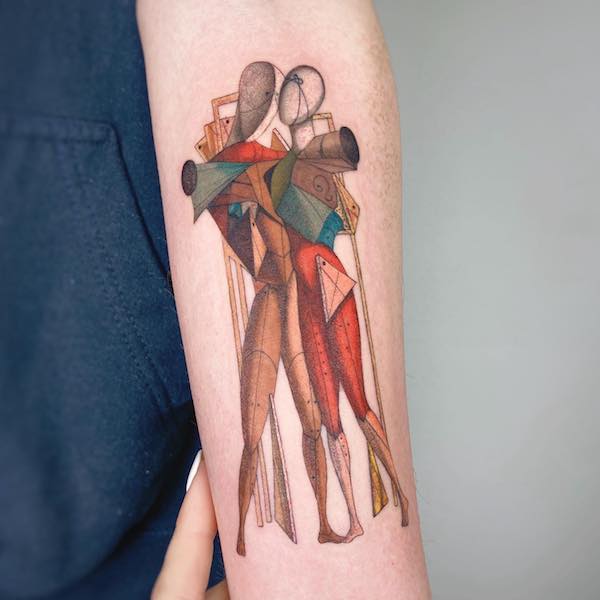 From Canvas to Body: Classic Paintings Tattoos Reimagined