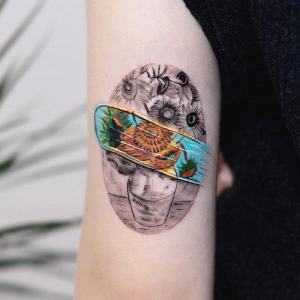 From Canvas to Body: Classic Paintings Tattoos Reimagined