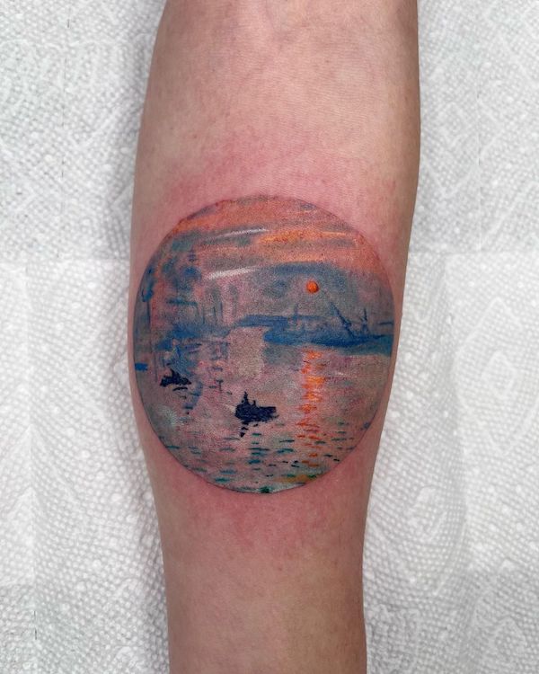 From Canvas to Body: Classic Paintings Tattoos Reimagined