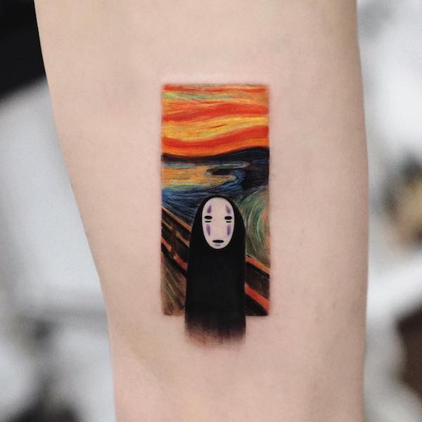 From Canvas to Body: Classic Paintings Tattoos Reimagined