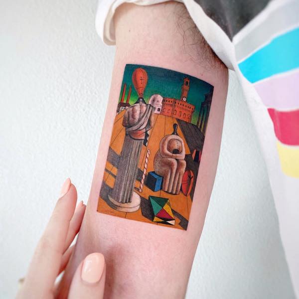 From Canvas to Body: Classic Paintings Tattoos Reimagined