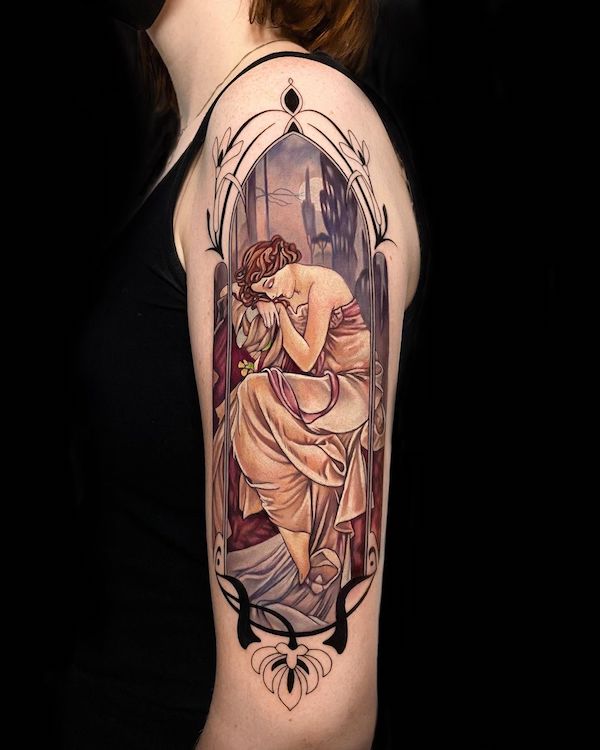 From Canvas to Body: Classic Paintings Tattoos Reimagined