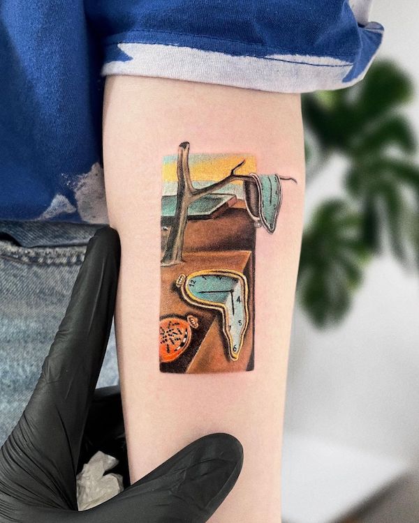 From Canvas to Body: Classic Paintings Tattoos Reimagined
