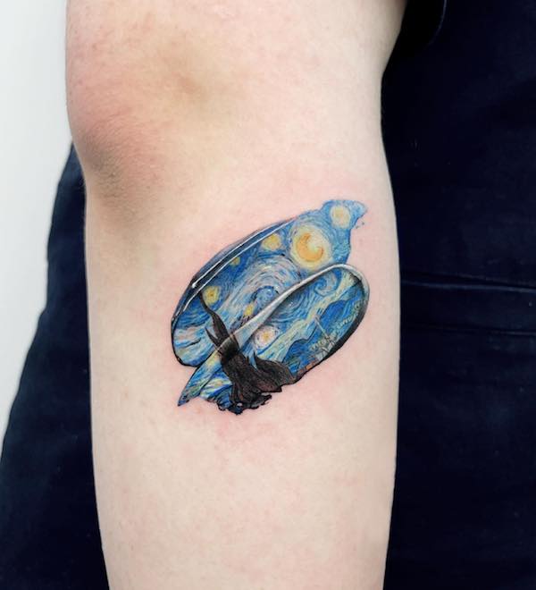From Canvas to Body: Classic Paintings Tattoos Reimagined
