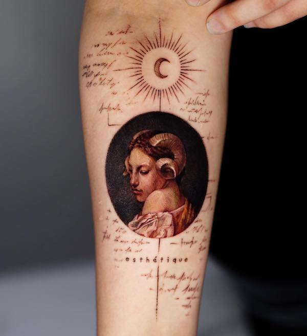 From Canvas to Body: Classic Paintings Tattoos Reimagined