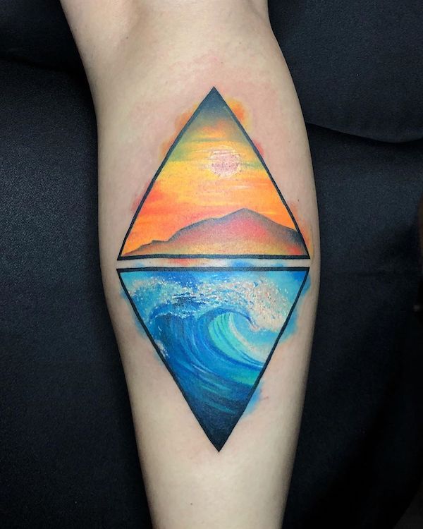 Riding the Waves: Exploring the Beauty of Wave Tattoos