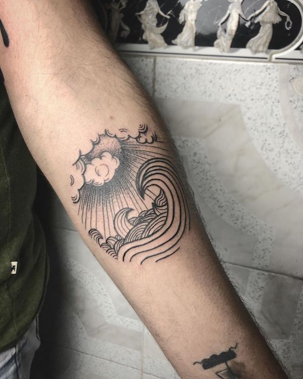Riding the Waves: Exploring the Beauty of Wave Tattoos