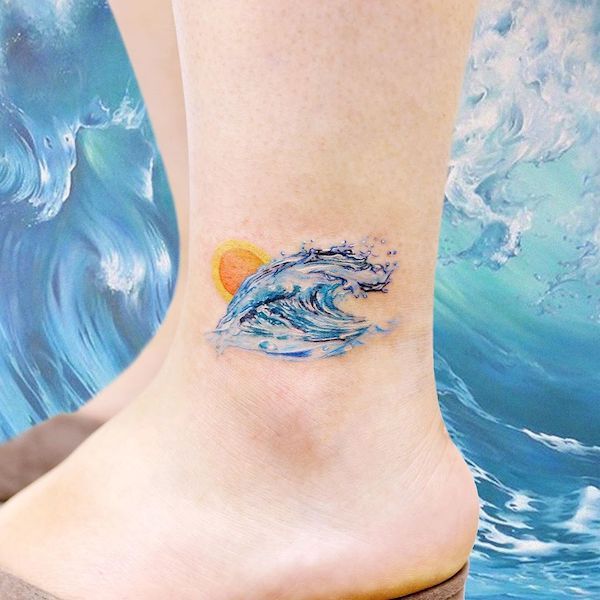 Riding the Waves: Exploring the Beauty of Wave Tattoos