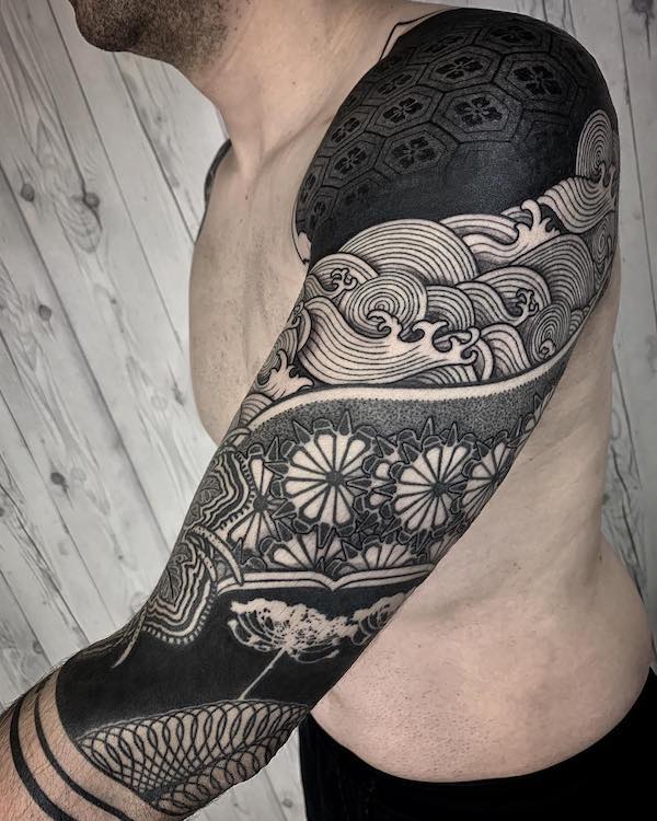 Riding the Waves: Exploring the Beauty of Wave Tattoos