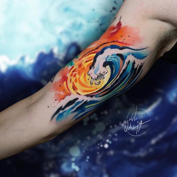 Riding the Waves: Exploring the Beauty of Wave Tattoos