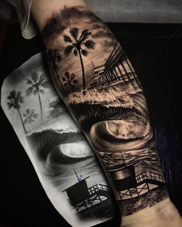 Riding the Waves: Exploring the Beauty of Wave Tattoos