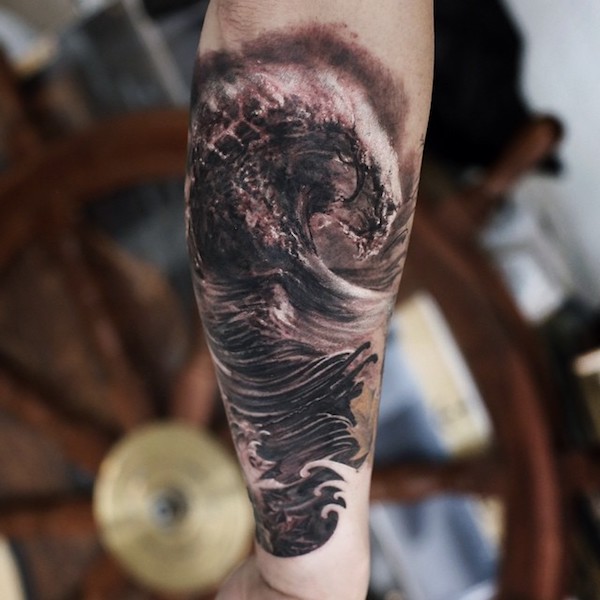 Riding the Waves: Exploring the Beauty of Wave Tattoos