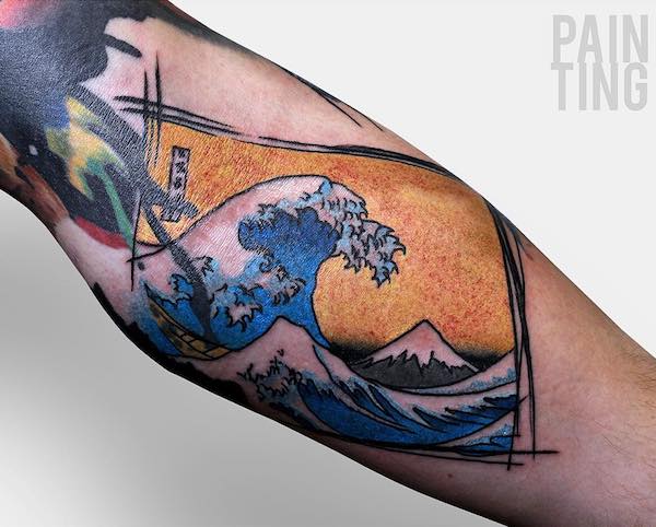 Riding the Waves: Exploring the Beauty of Wave Tattoos
