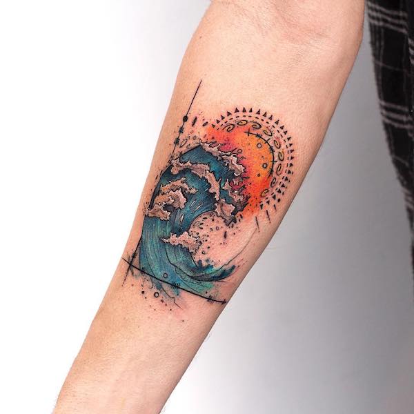 Riding the Waves: Exploring the Beauty of Wave Tattoos