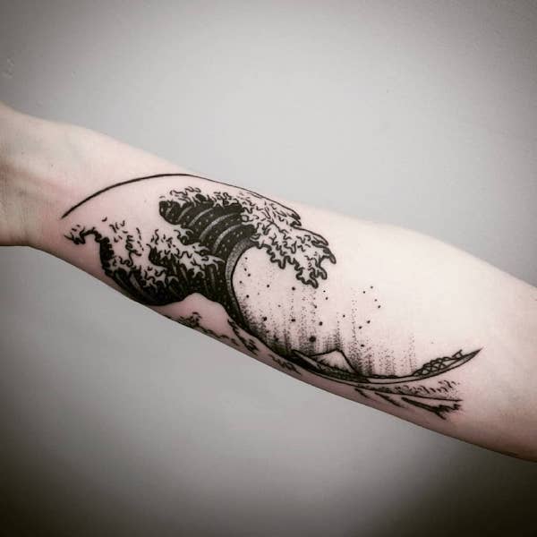 Riding the Waves: Exploring the Beauty of Wave Tattoos