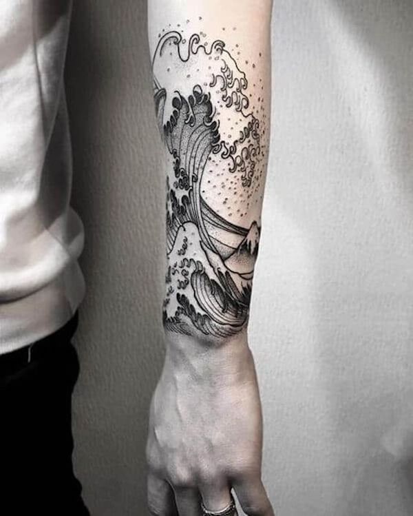 Riding the Waves: Exploring the Beauty of Wave Tattoos
