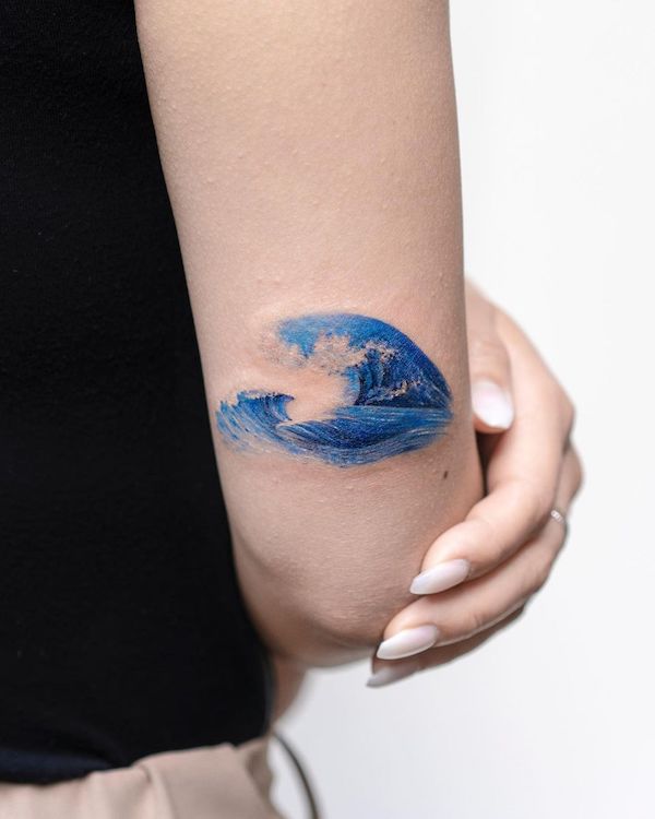 Riding the Waves: Exploring the Beauty of Wave Tattoos