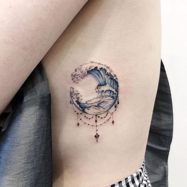 Riding the Waves: Exploring the Beauty of Wave Tattoos