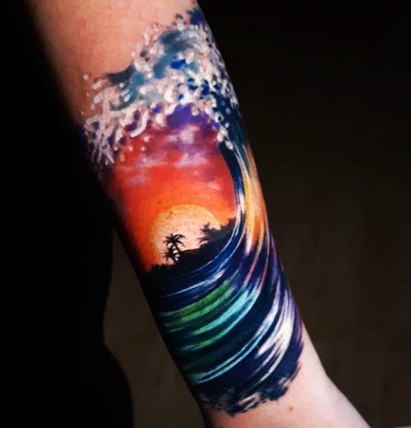 Riding the Waves: Exploring the Beauty of Wave Tattoos