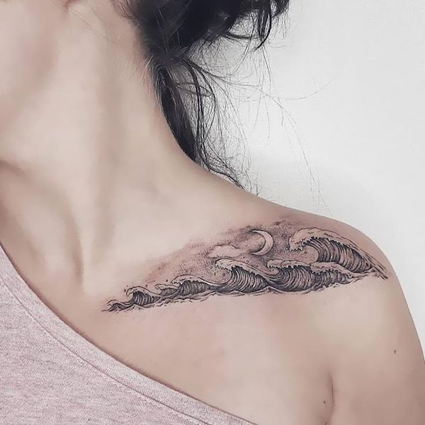 Riding the Waves: Exploring the Beauty of Wave Tattoos