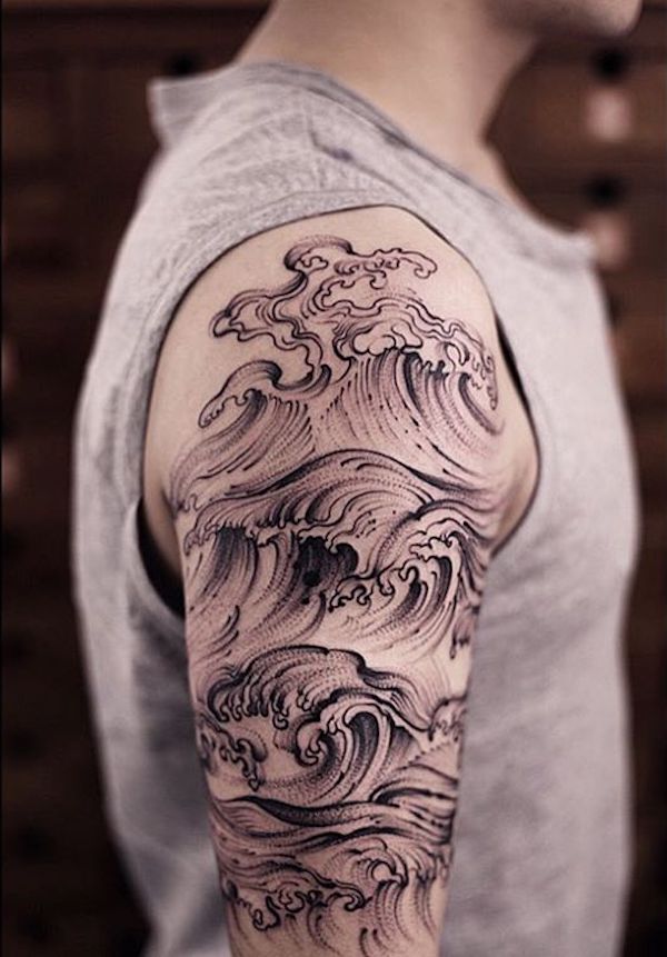 Riding the Waves: Exploring the Beauty of Wave Tattoos