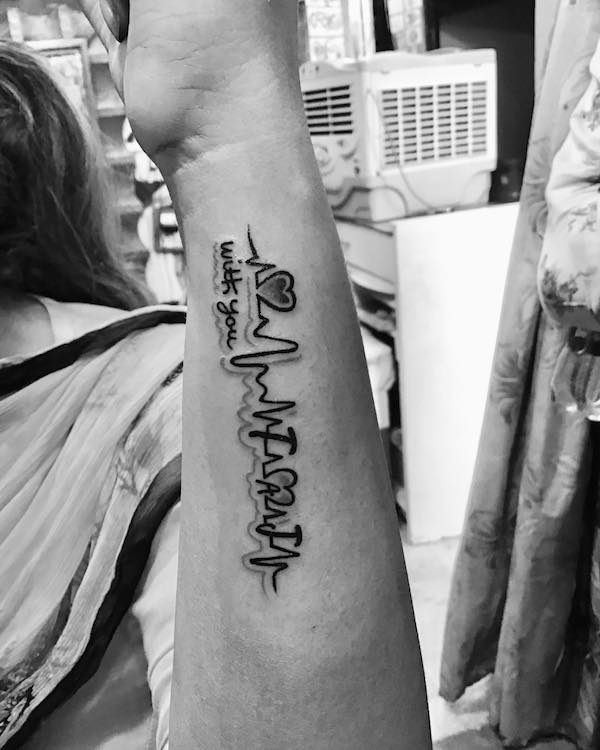 Life in Motion: 55 Heartbeat Tattoo Inspirations