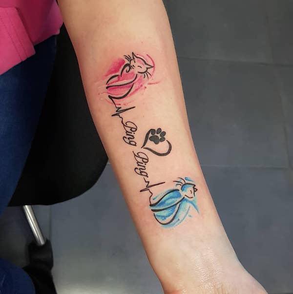 Life in Motion: 55 Heartbeat Tattoo Inspirations