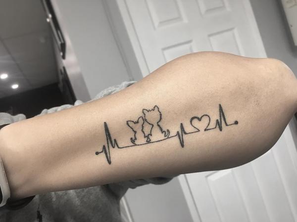 Life in Motion: 55 Heartbeat Tattoo Inspirations