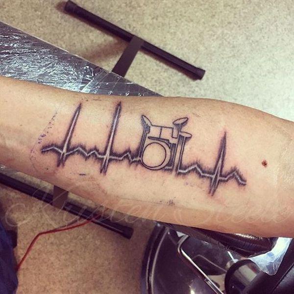 Life in Motion: 55 Heartbeat Tattoo Inspirations