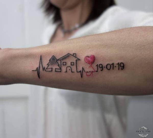 Life in Motion: 55 Heartbeat Tattoo Inspirations