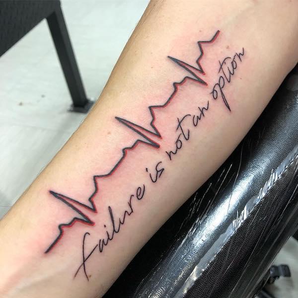 Life in Motion: 55 Heartbeat Tattoo Inspirations