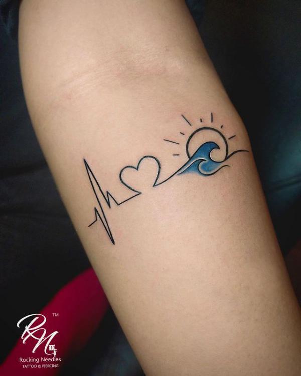 Life in Motion: 55 Heartbeat Tattoo Inspirations
