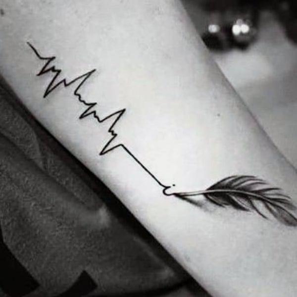 Life in Motion: 55 Heartbeat Tattoo Inspirations