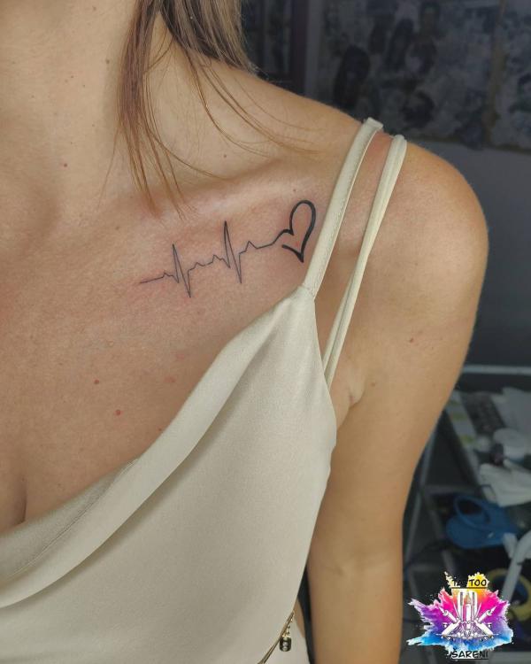 Life in Motion: 55 Heartbeat Tattoo Inspirations