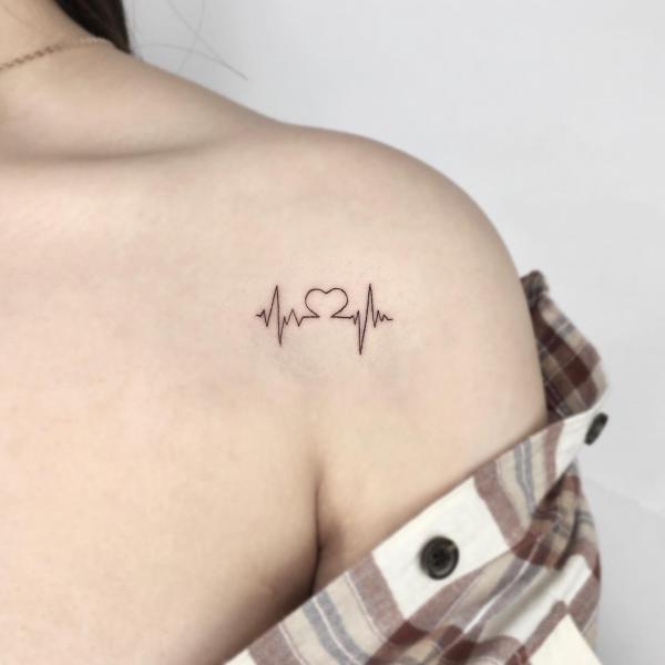 Life in Motion: 55 Heartbeat Tattoo Inspirations