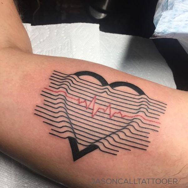 Life in Motion: 55 Heartbeat Tattoo Inspirations