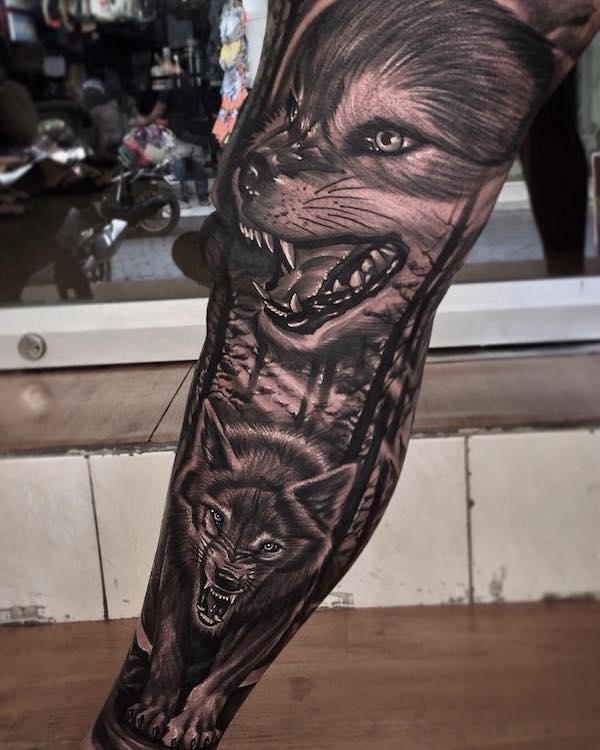 90 Meaningful Wolf Tattoo Ideas that will Blow Your Mind