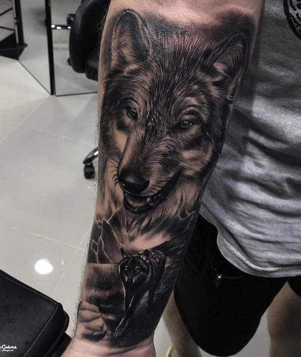 90 Meaningful Wolf Tattoo Ideas that will Blow Your Mind