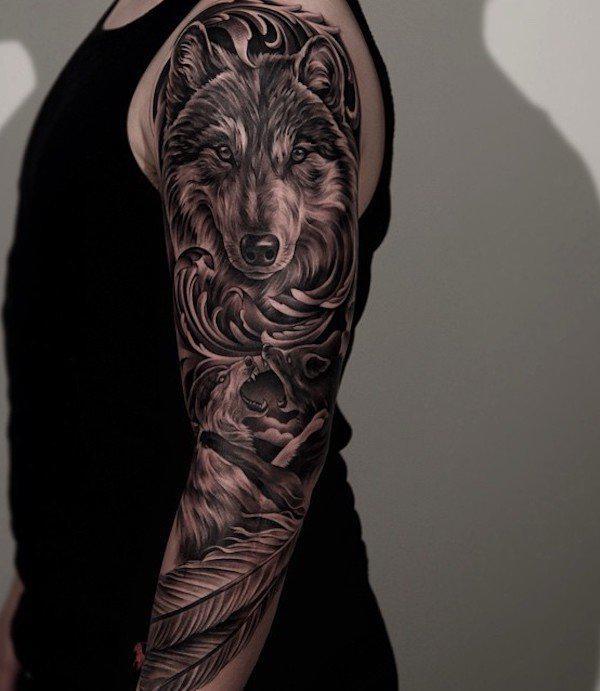 90 Meaningful Wolf Tattoo Ideas that will Blow Your Mind