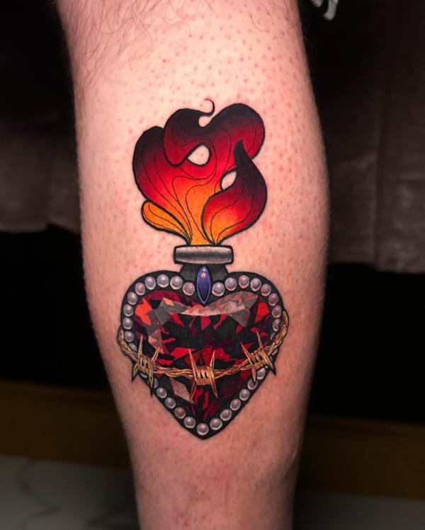 60 Sacred Heart Tattoos: A Symbolism of Love and Devotion
