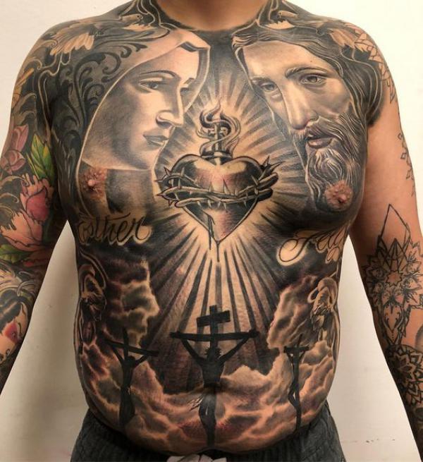 60 Sacred Heart Tattoos: A Symbolism of Love and Devotion