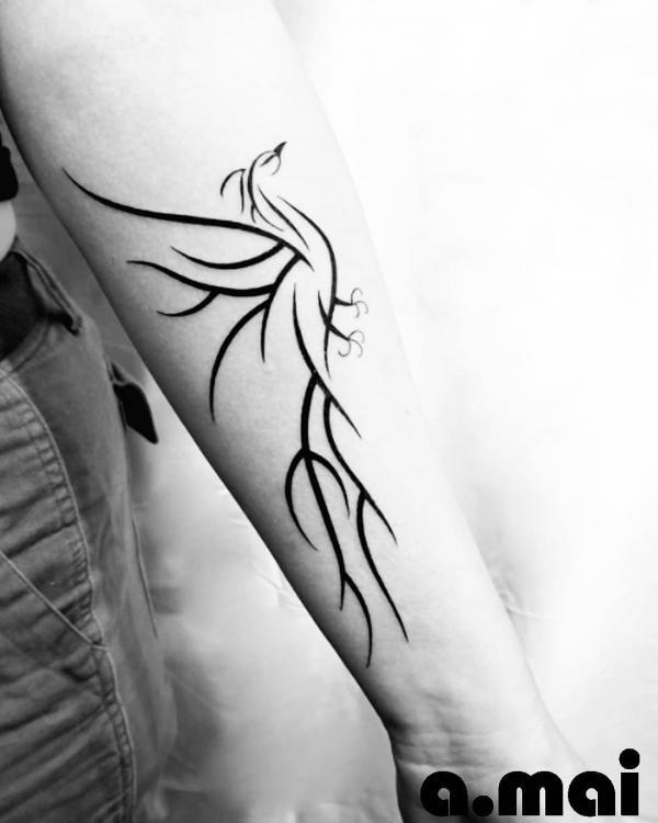 60 Phoenix Tattoos - Rise of a Mythological Bird